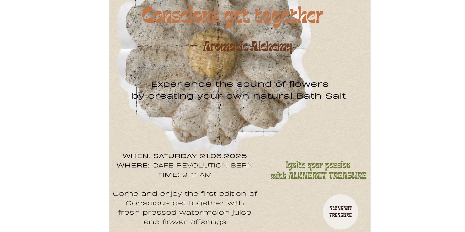 Titelbild Conscious get together Aromatic Alchemy