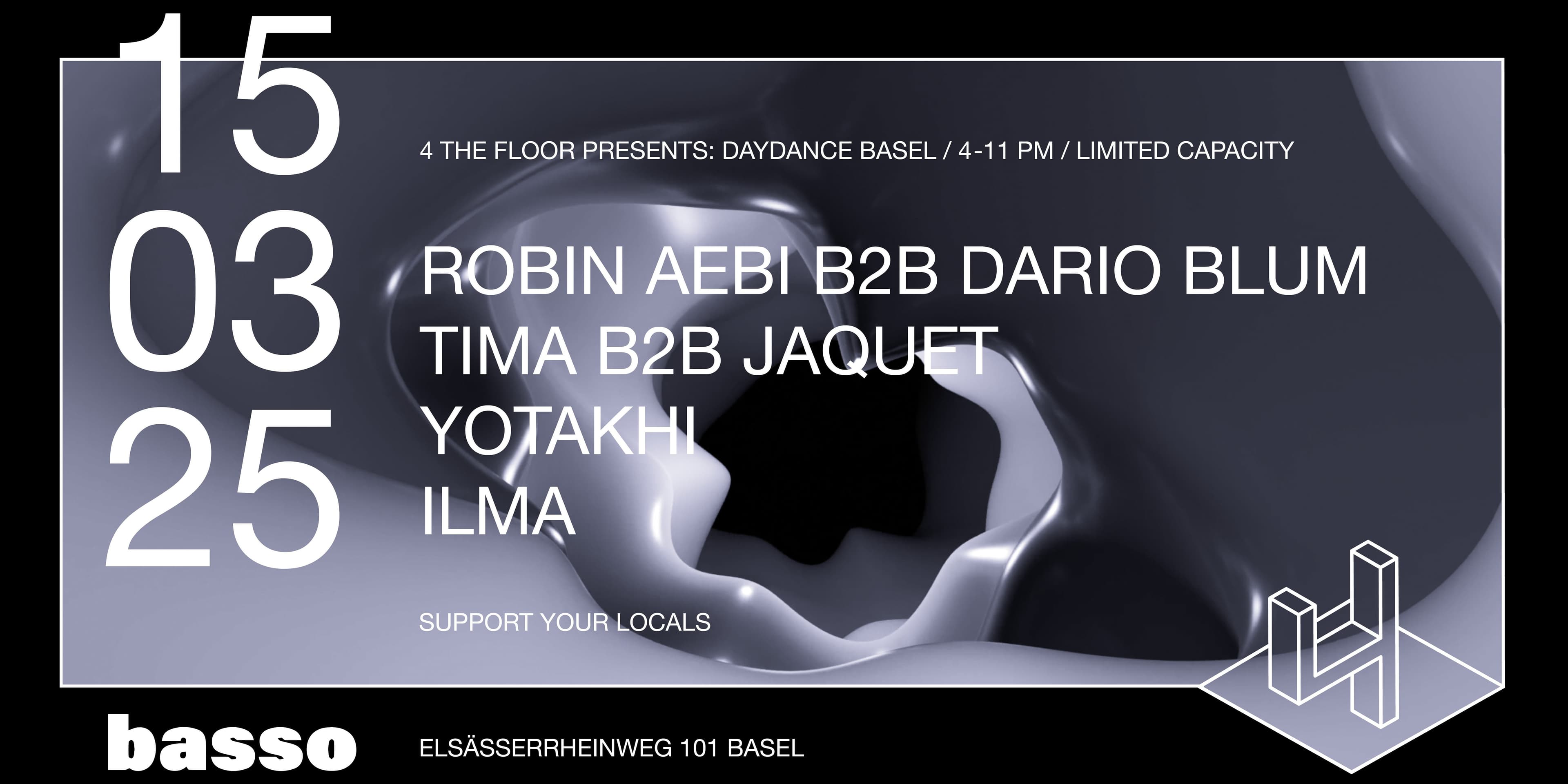 Titelbild DAYDANCE 4 THE FLOOR X BASSO BASEL